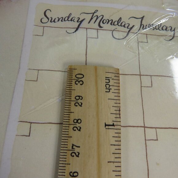 Birdhouse with Blue Bird Spring BLANK calendar Magnetic/hangs/tear off pages - Picture 6 of 7